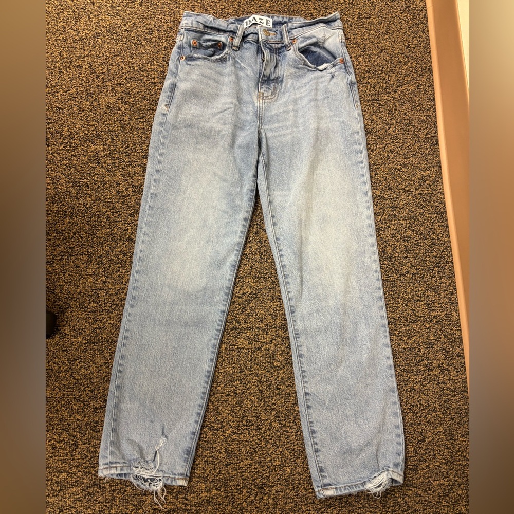 DAZE Women's Light Blue Jeans